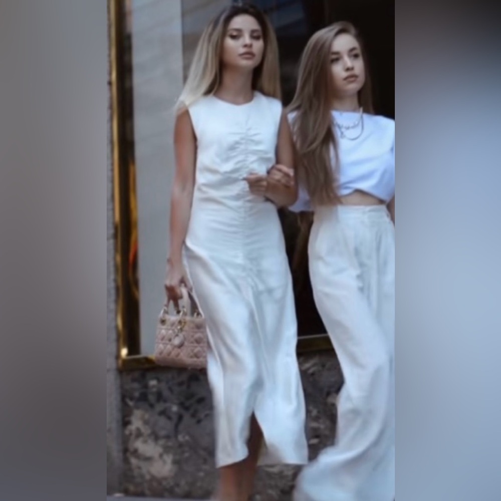 H&M dress white